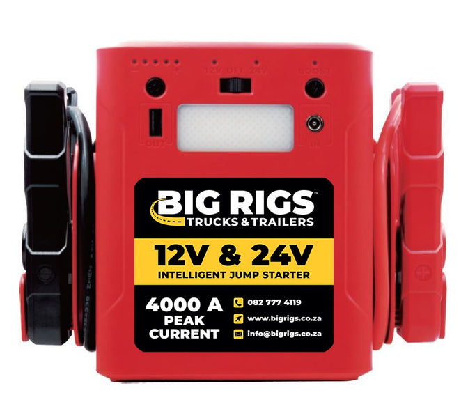 Heavy-Duty 12V/24V Truck Intelligent Jump Starter